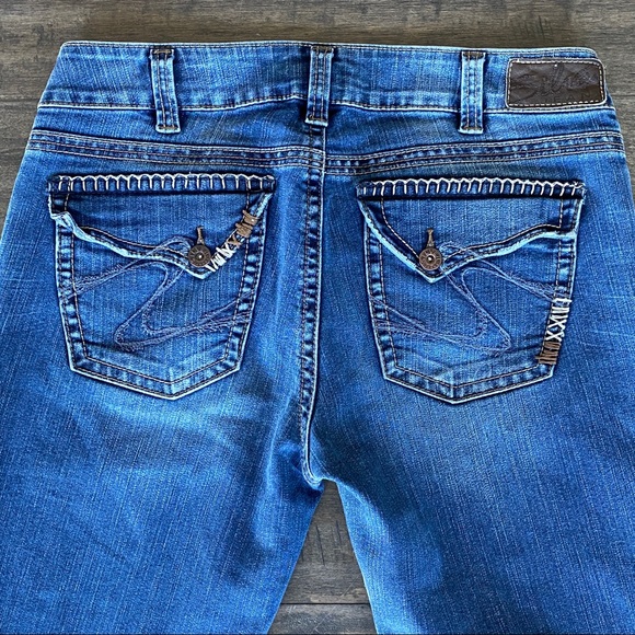 Silver SUKI Surplus Bootcut Jeans Sz 32 x 34